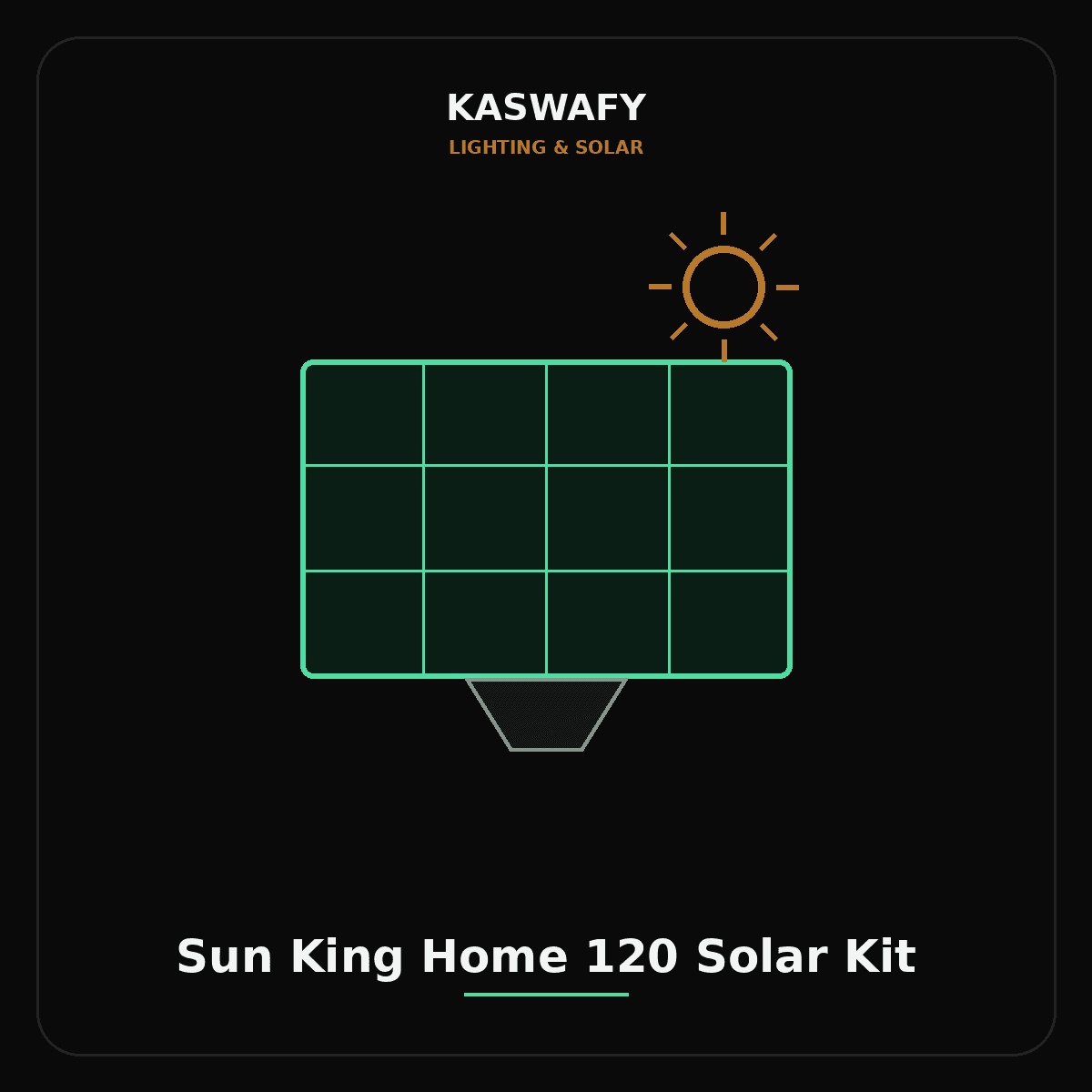 Sun King Home 120 Solar Kit